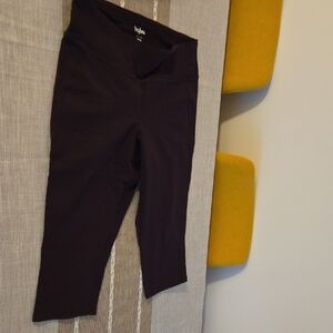 Hyba Purple Cropped Leggings XXL